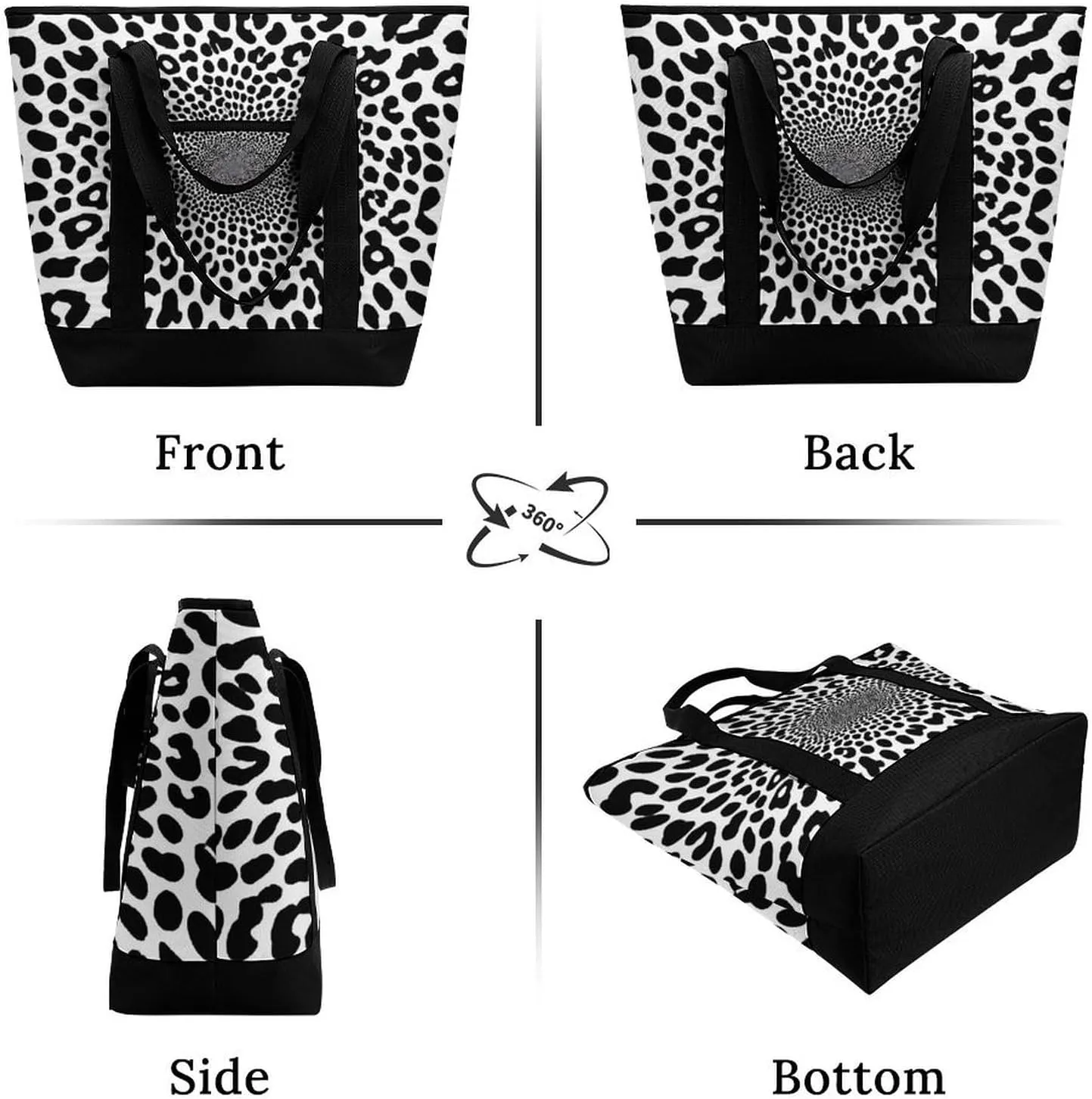Fashionable Commuter Tote Bag Large Insulated Work Handbag