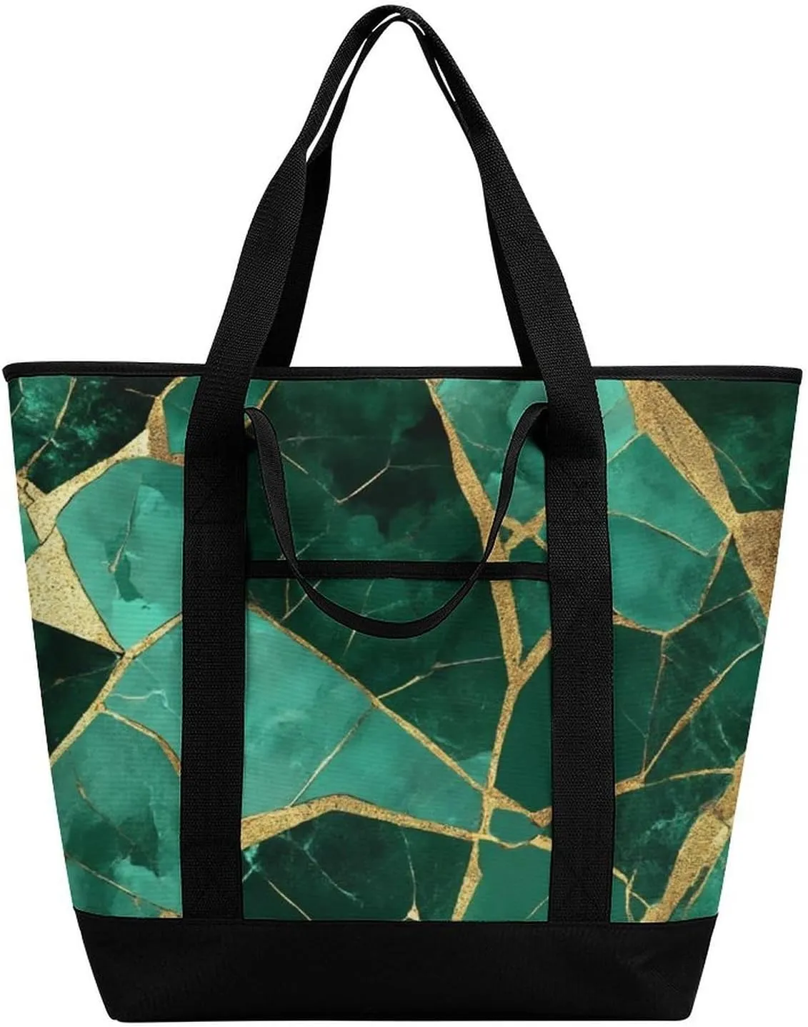 Fashionable Commuter Tote Bag Large Insulated Work Handbag