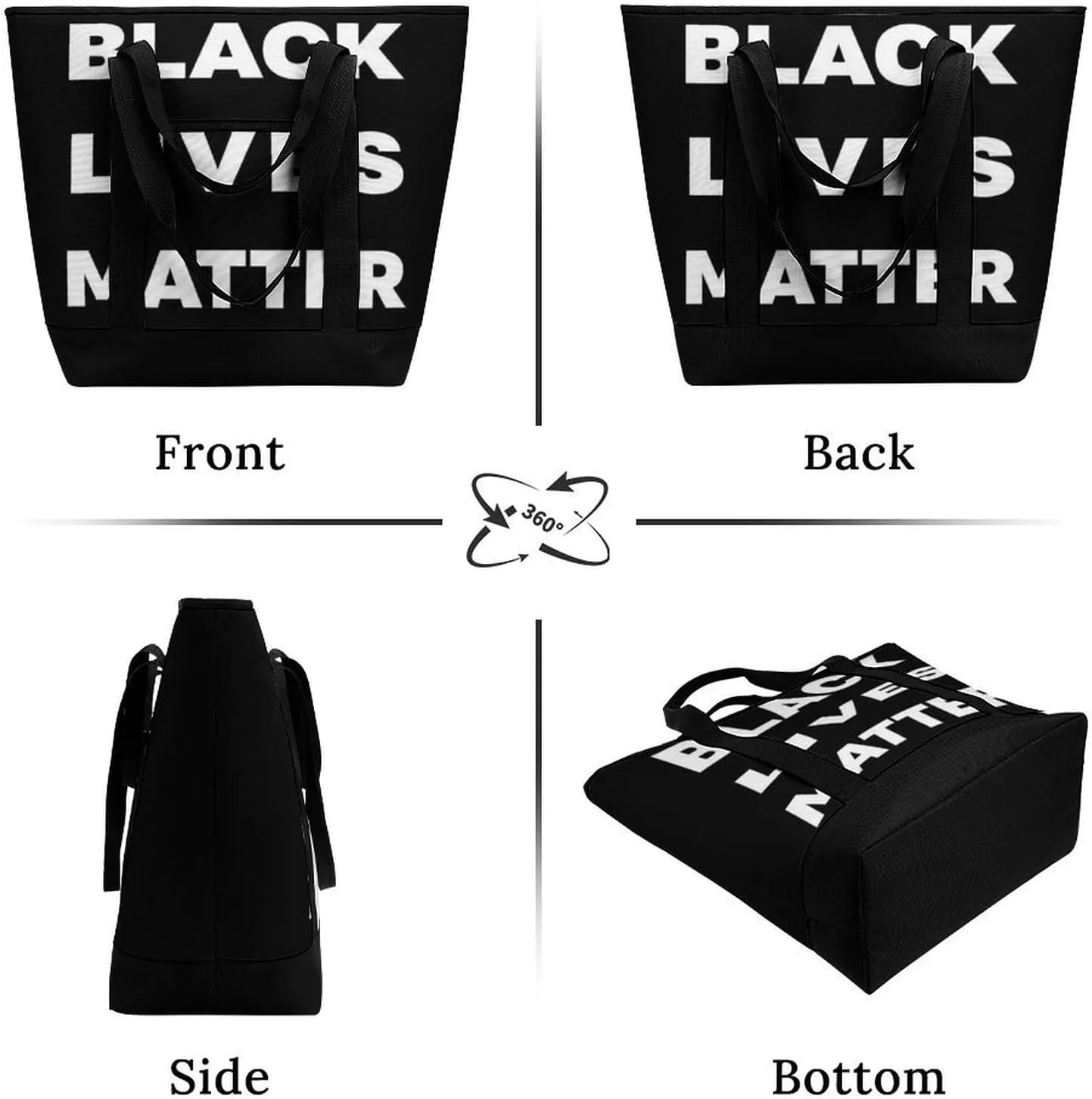 Fashionable Commuter Tote Bag Large Insulated Work Handbag