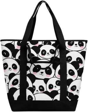 Fashionable Commuter Tote Bag Large Insulated Work Handbag