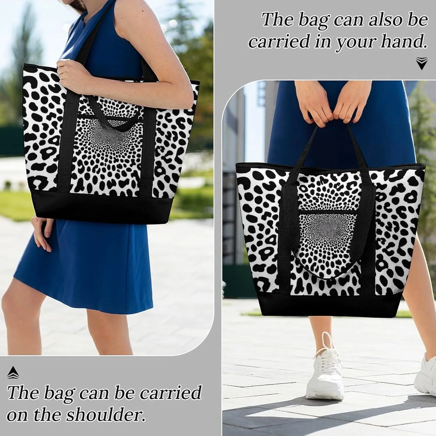 Fashionable Commuter Tote Bag Large Insulated Work Handbag