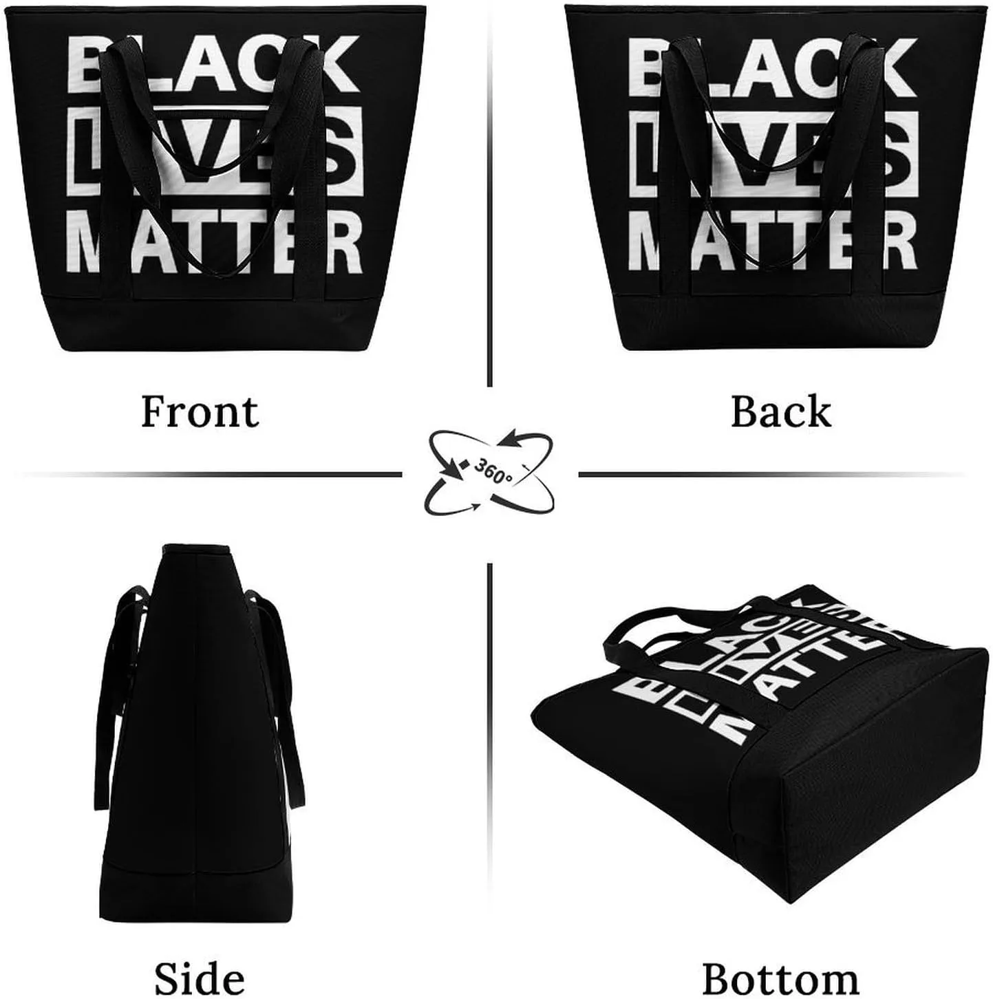 Fashionable Commuter Tote Bag Large Insulated Work Handbag