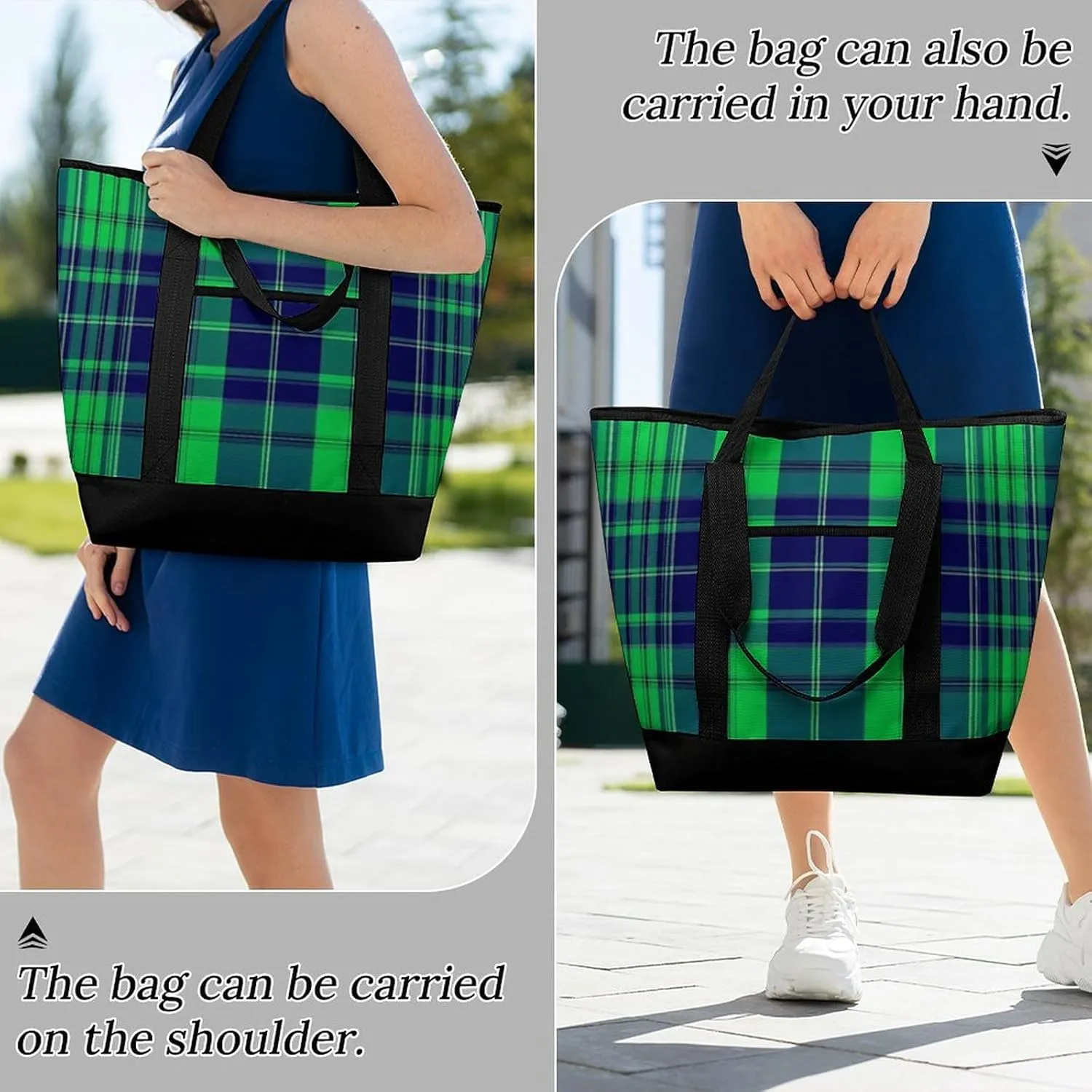 Fashionable Commuter Tote Bag Large Insulated Work Handbag