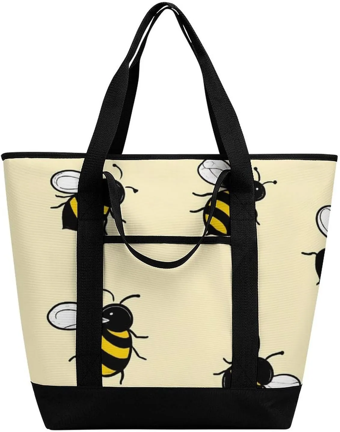 Fashionable Commuter Tote Bag Large Insulated Work Handbag