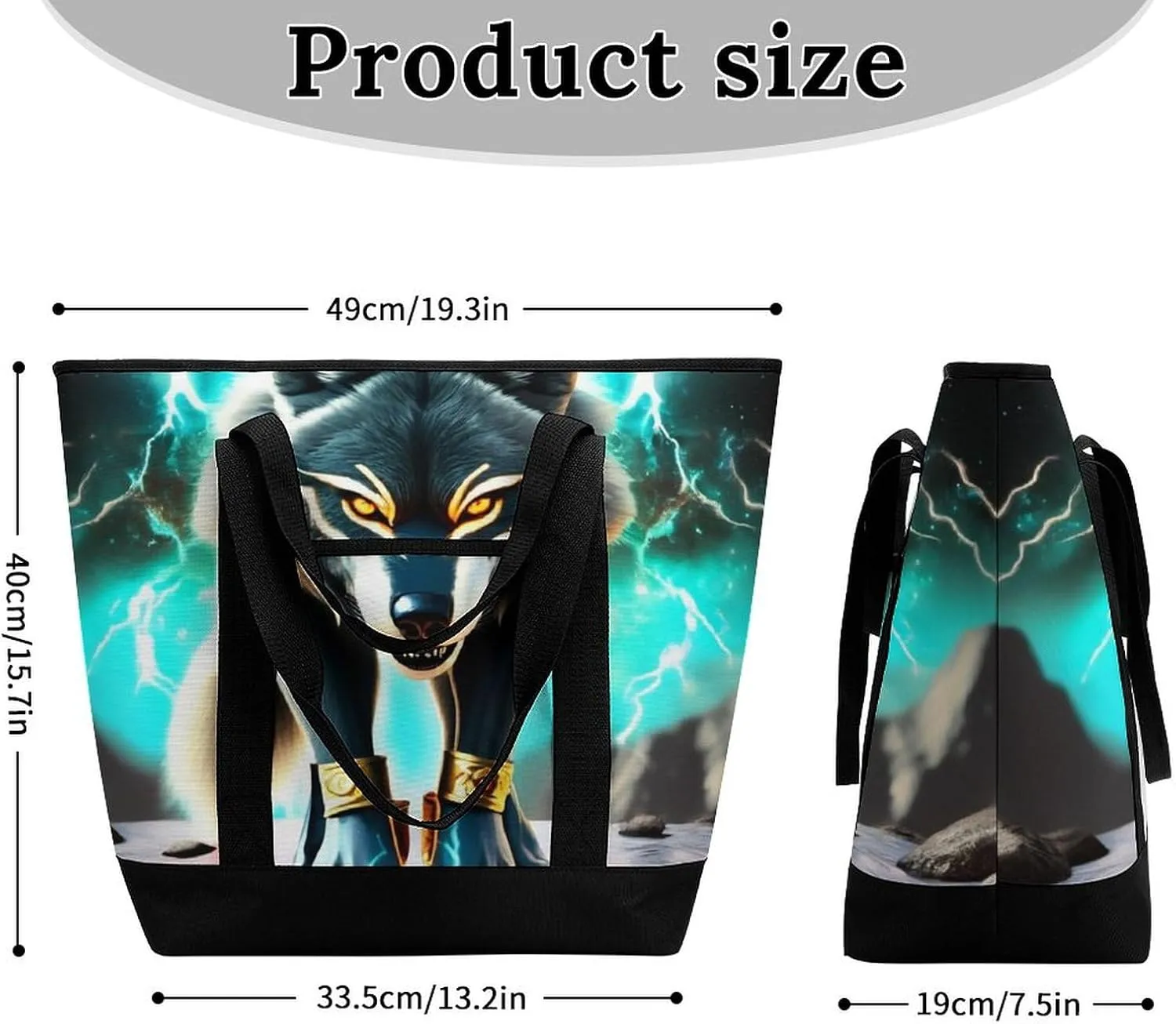 Fashionable Commuter Tote Bag Large Insulated Work Handbag