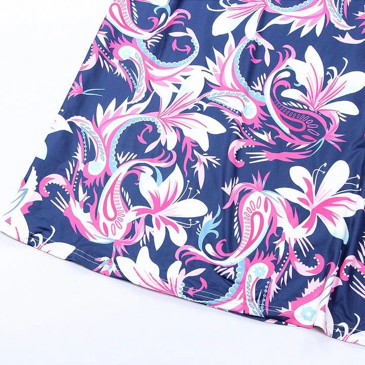 Floral Print Sleeveless Dress  for Mom and Daughter