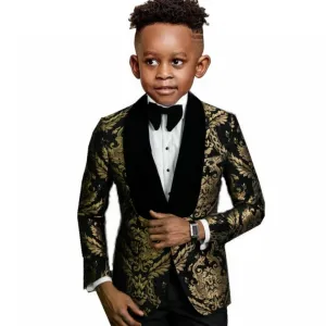Gold And Black Suit