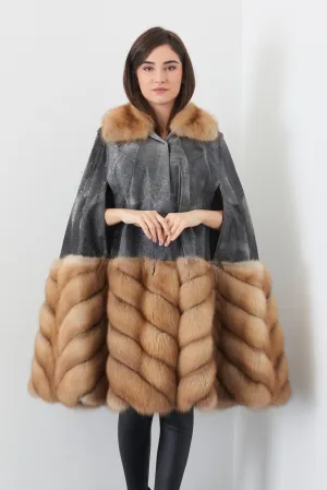 Grey Fur Coat