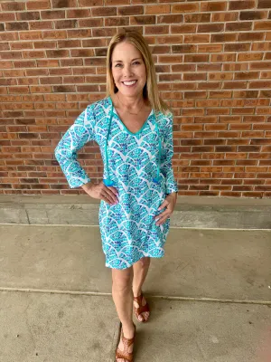Hatley Women's Mosaic Waves Seaside Beach Dress