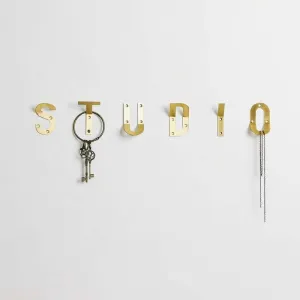 HIERO Solid Brass Letter Hooks