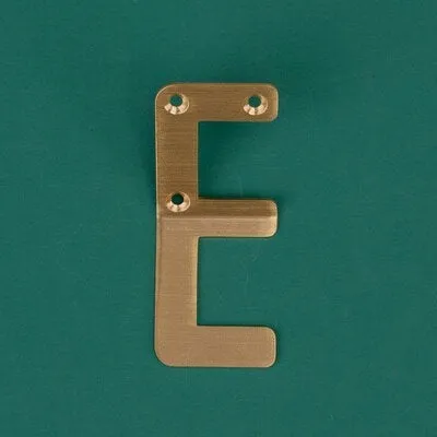 HIERO Solid Brass Letter Hooks