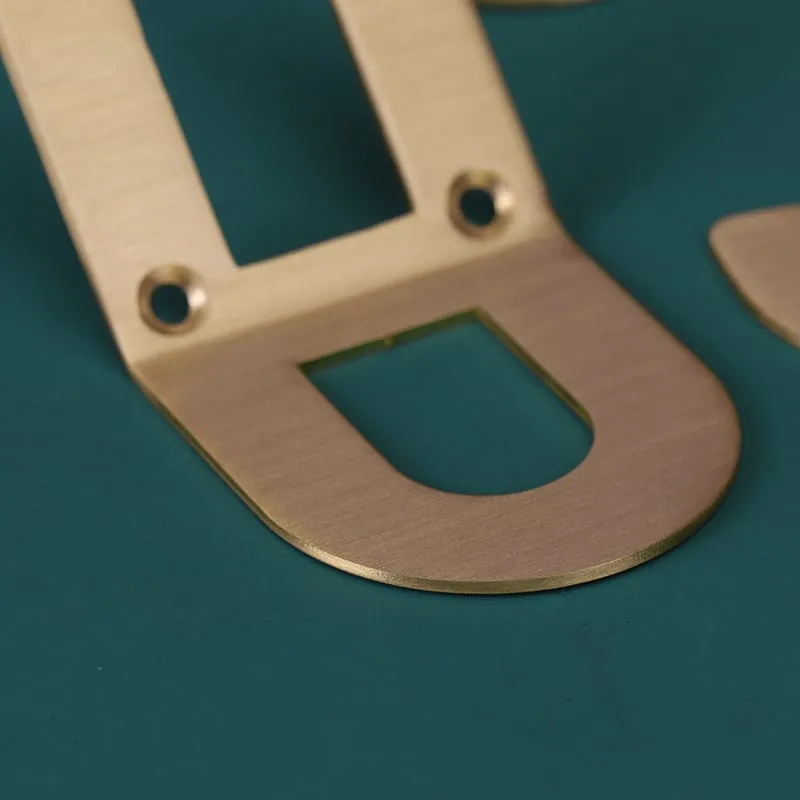 HIERO Solid Brass Letter Hooks
