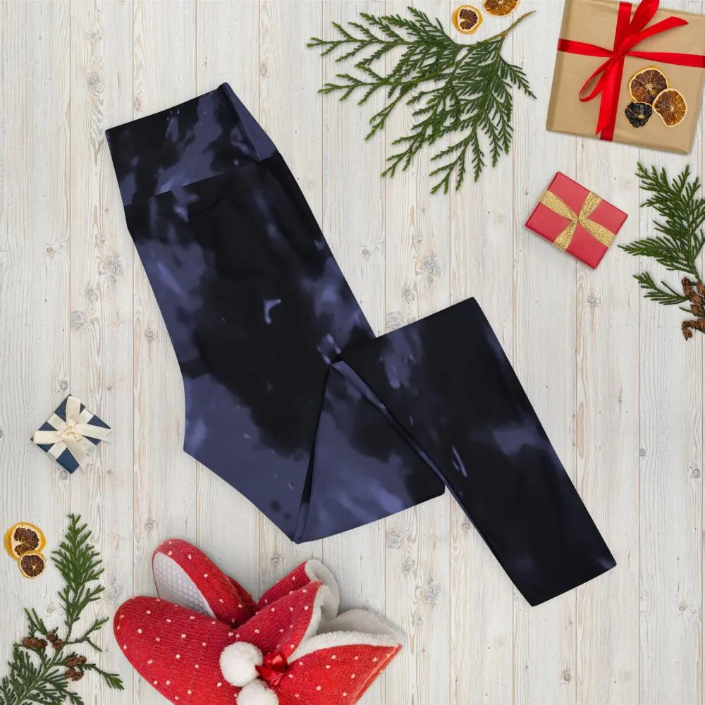 High Waist Long Leggings-Purple Haze