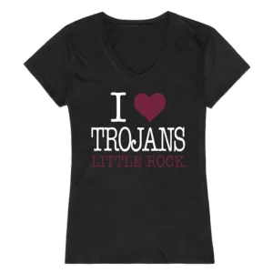 I Love Arkansas at Little Rock Trojans Womens T-Shirt
