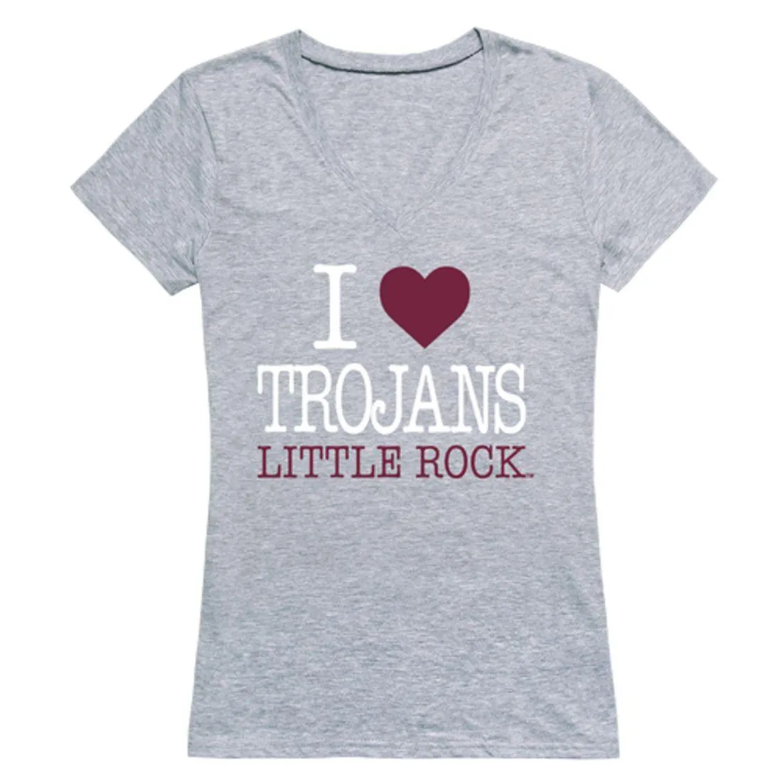 I Love Arkansas at Little Rock Trojans Womens T-Shirt