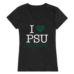 I Love PSU Portland State University Vikings Womens T-Shirt