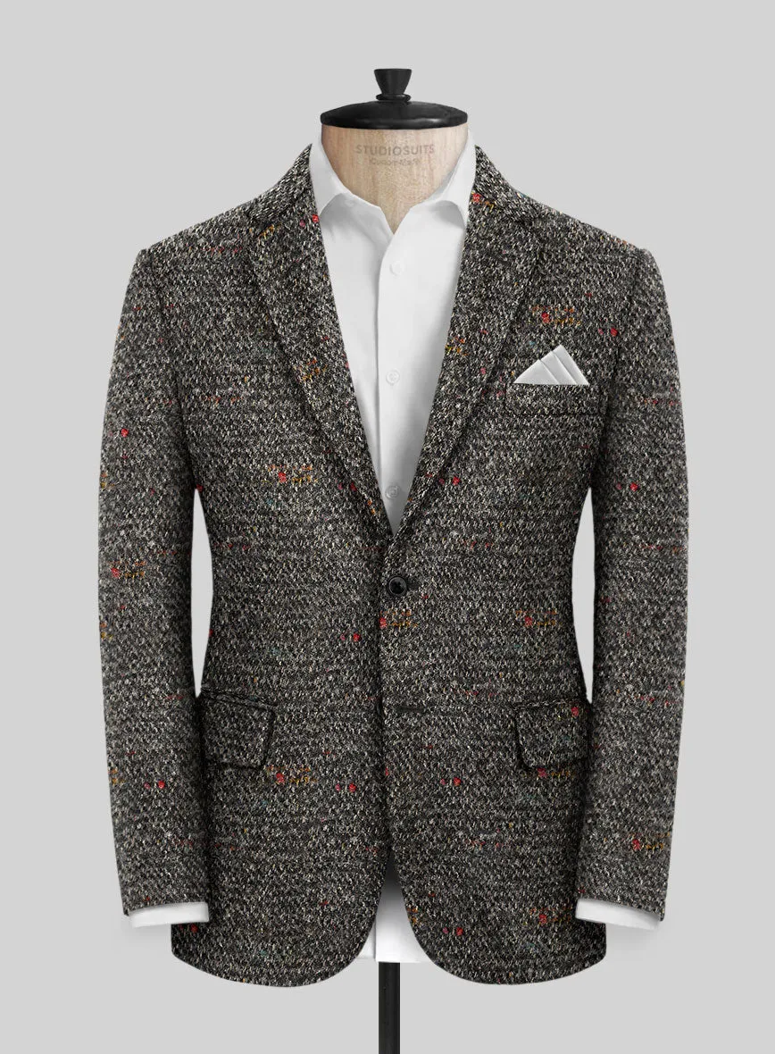 Italian Rauso Boucle Wool Jacket