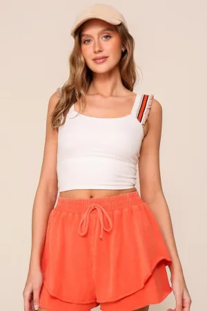 Ivory Ruffle Sleeve Top