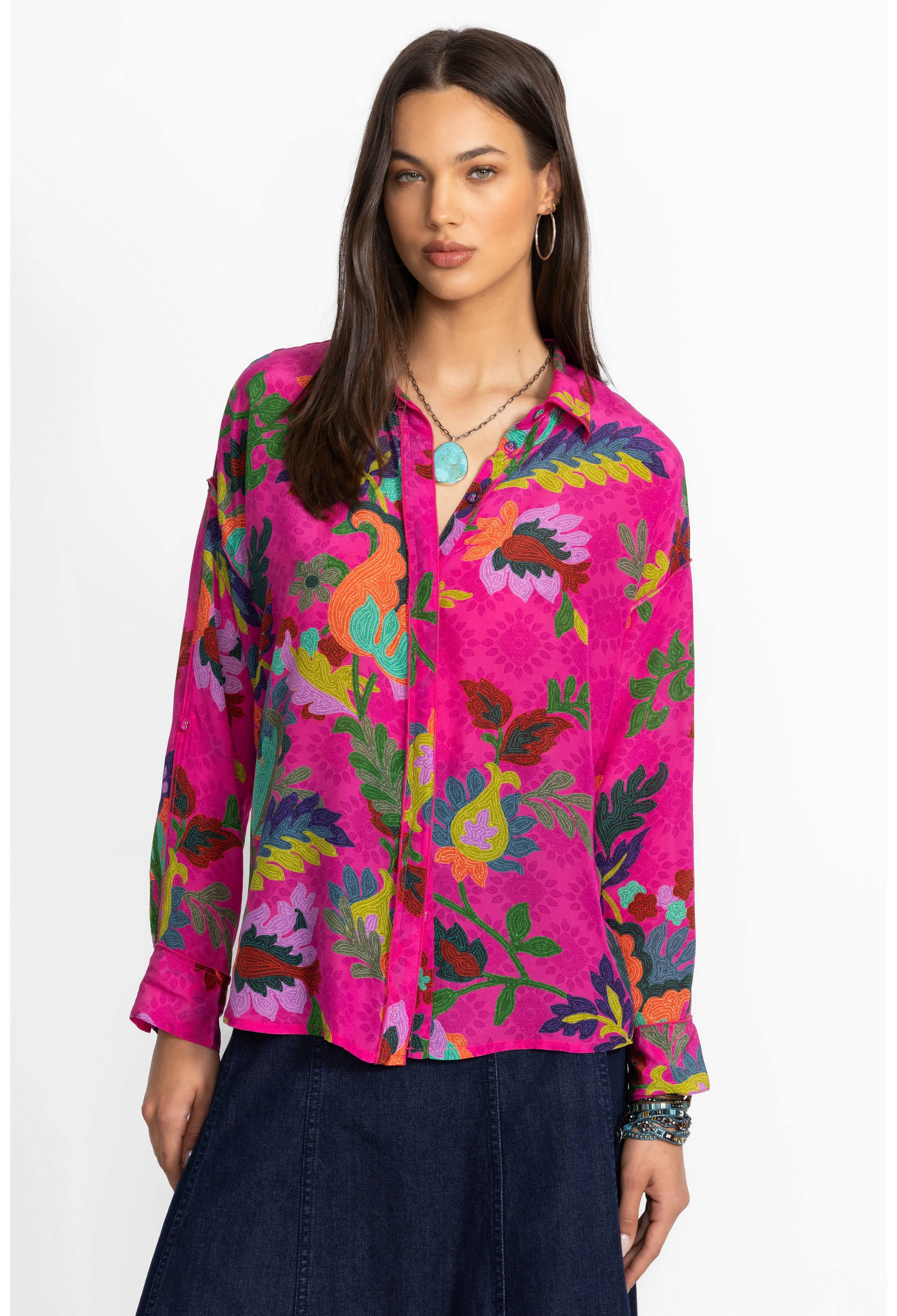 Johnny Was: Martijn Shirt in Verney