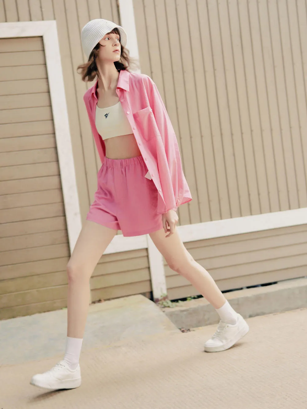 Linen Casual Shorts