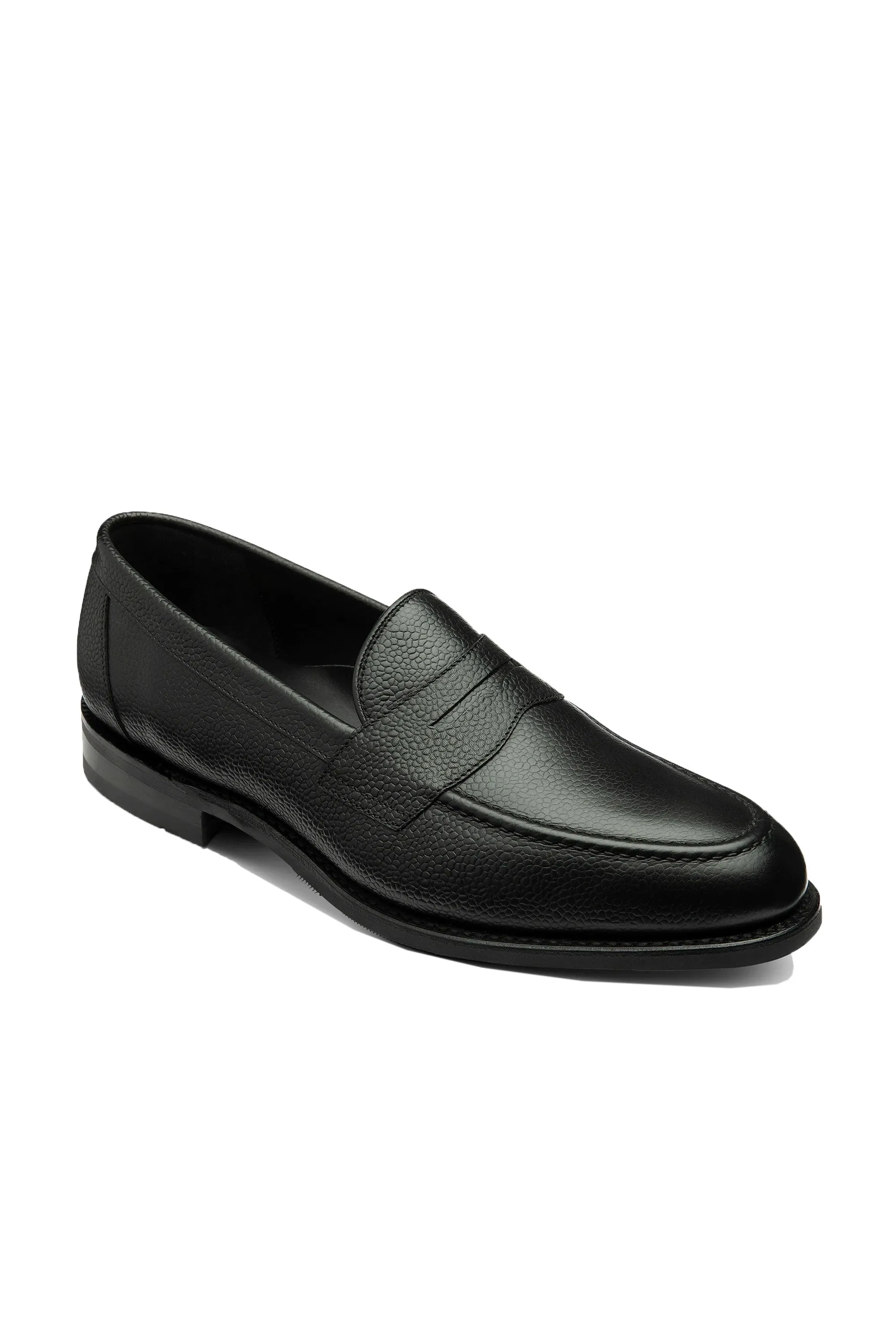 Loake Imperial Black Saddle Loafer Black