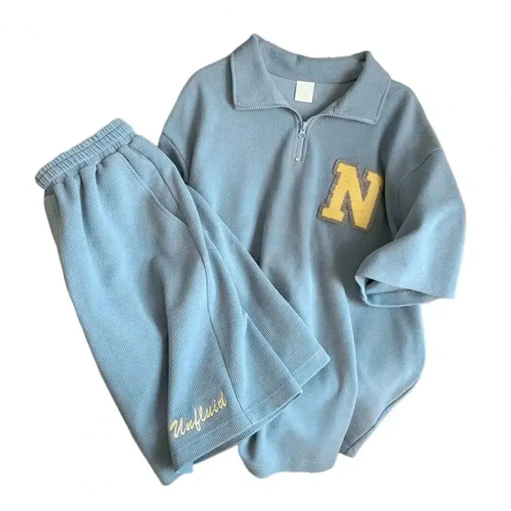 Loose Short Sleeve T-shirt Shorts Jogger Outfit