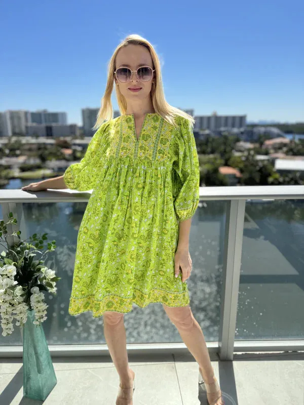 Malaga Mini Kingfisher Dress