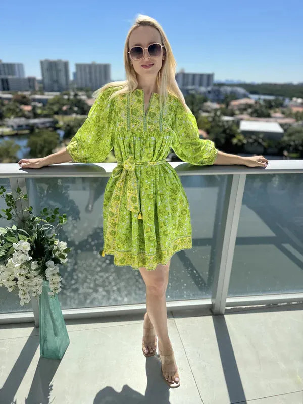Malaga Mini Kingfisher Dress