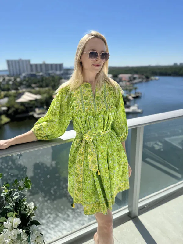 Malaga Mini Kingfisher Dress