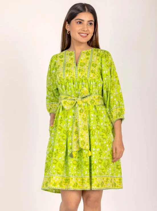 Malaga Mini Kingfisher Dress