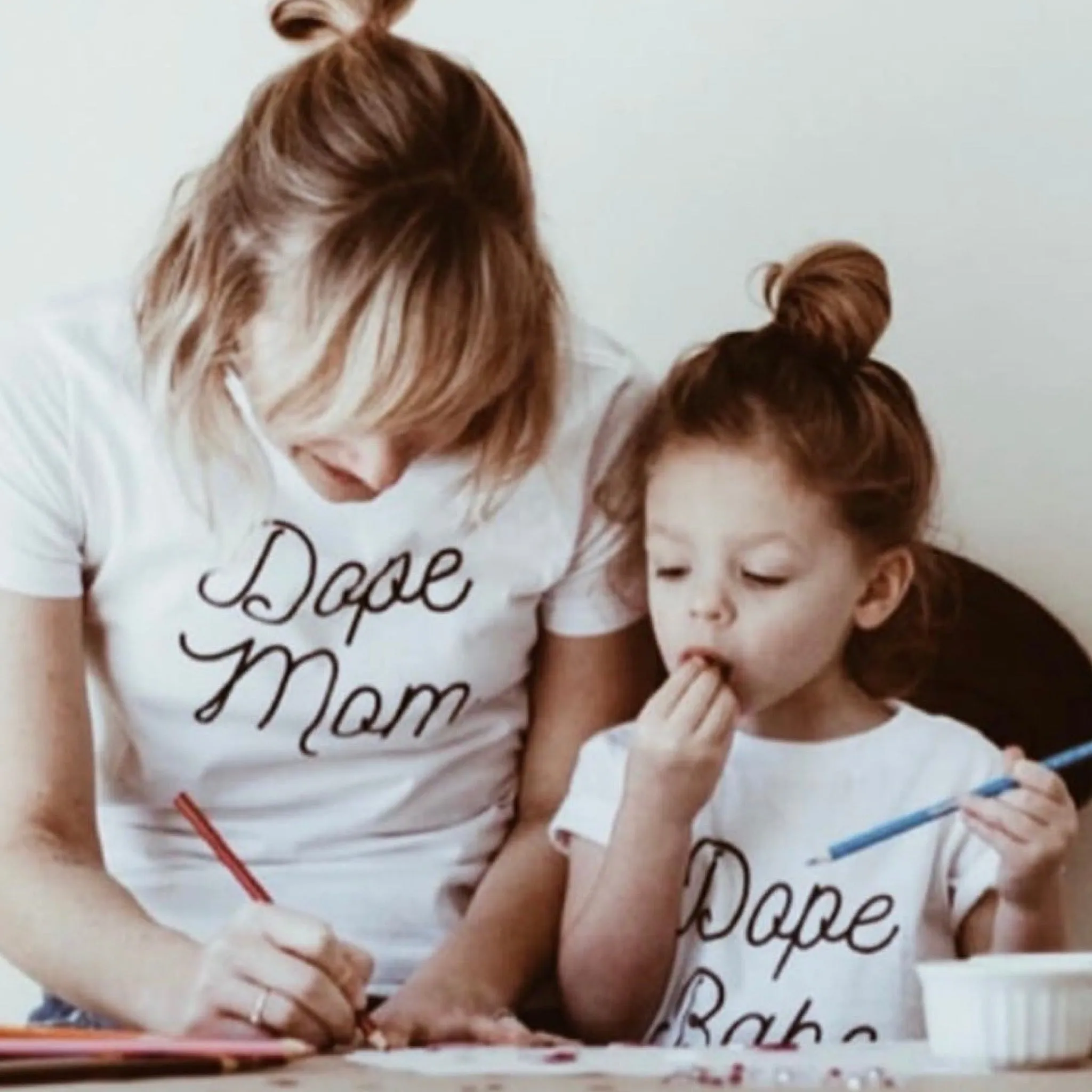 Matching Couple Outfits - Dope Family Collection (White)