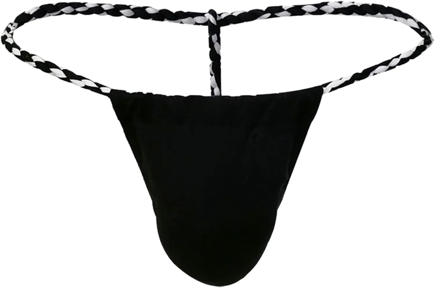 Mens Bikini Briefs Underwear Woven Rope Thong Cotton Men's Solid Color Sexy Brief Underwear
