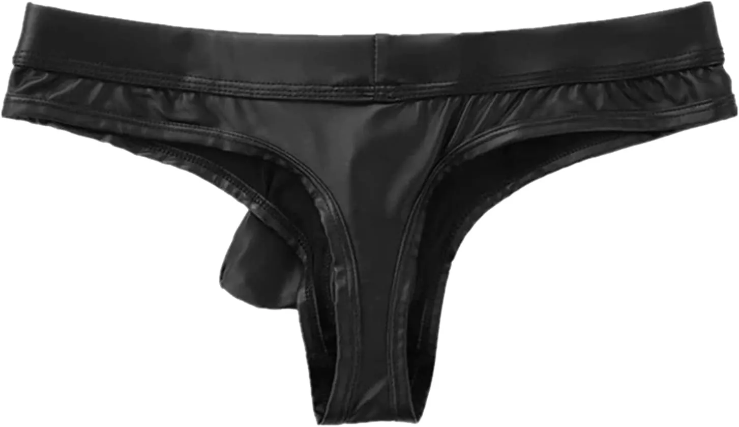 Men's Jockstraps Athletic Supporters Low Rise Elastic Waistband G-Strings Sexy Enhancing Pouch Stretchy Mesh G-String Briefs