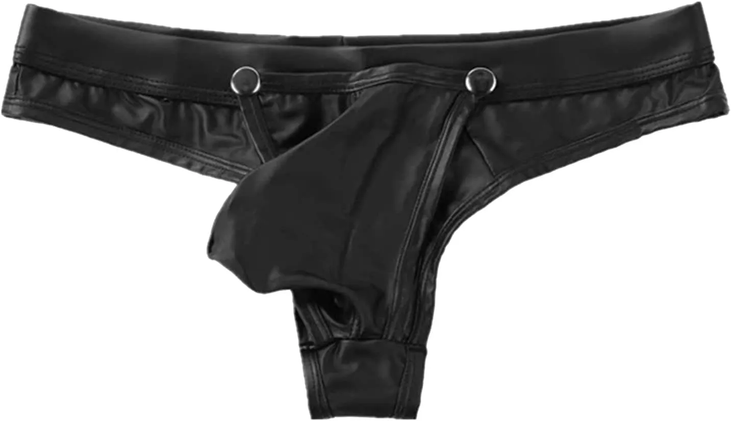 Men's Jockstraps Athletic Supporters Low Rise Elastic Waistband G-Strings Sexy Enhancing Pouch Stretchy Mesh G-String Briefs