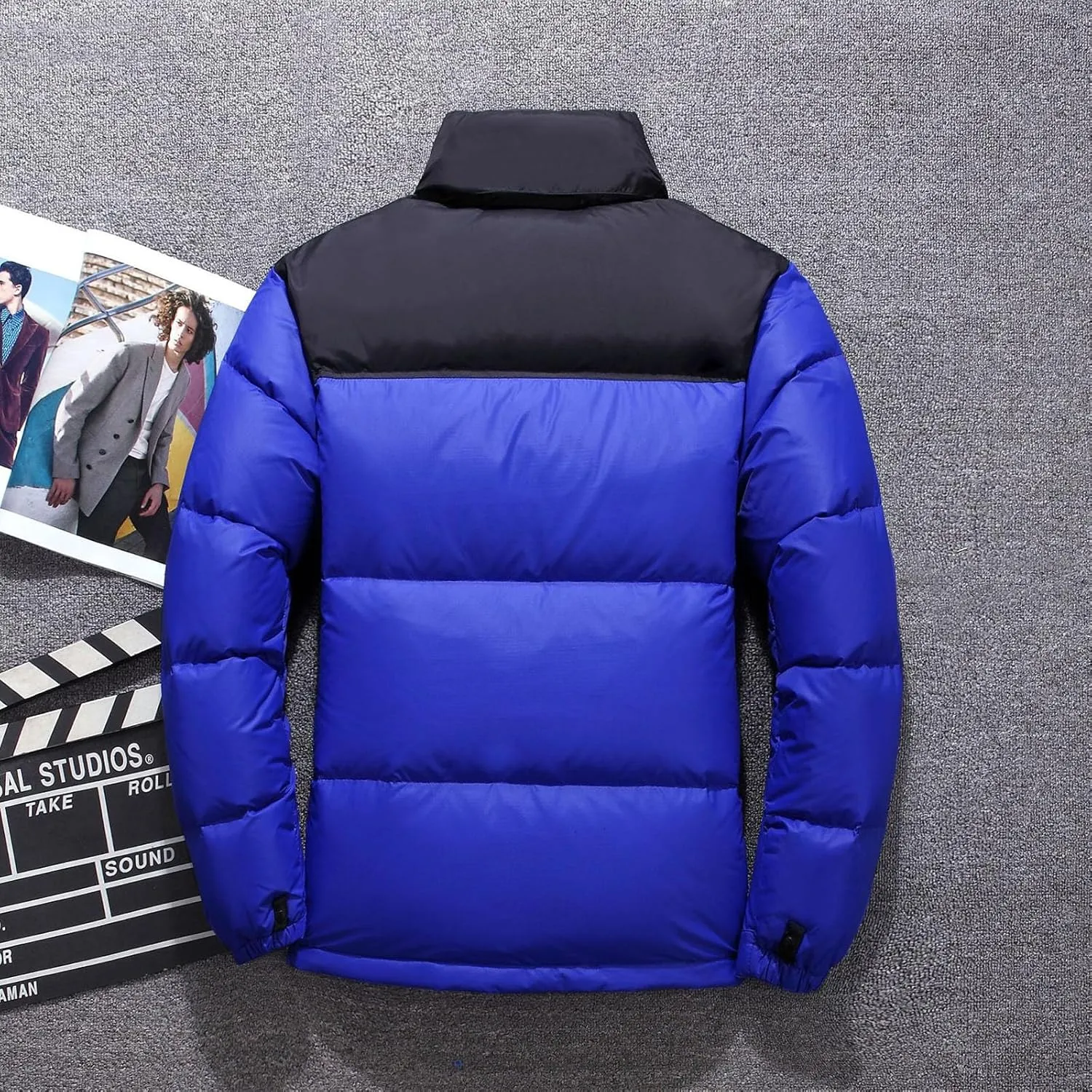 Men's Loose Plus Size Winter Fashionable Daily Retro Casual Warm Hooded Down Jacket Lined Winter Coats Men
