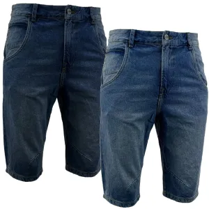 Mens Summer Slim Fit Casual Cotton Denim Shorts