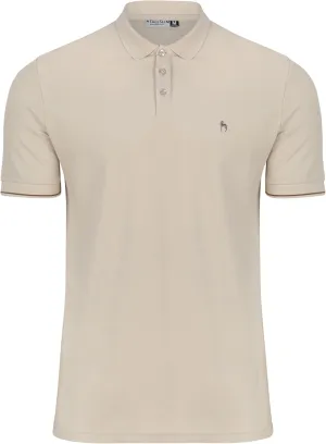 Men's Tall Slim-Fit Short Sleeve Pique Polo 2.0 Polyester/Cotton Blend Long Tee