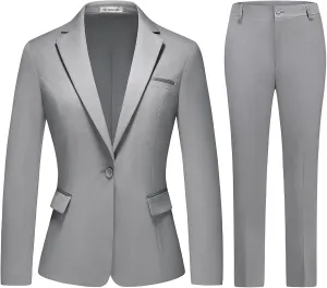MODFUL Women Suits Work Professional Office 2 Piece Pant Suits for Women Business Outfits