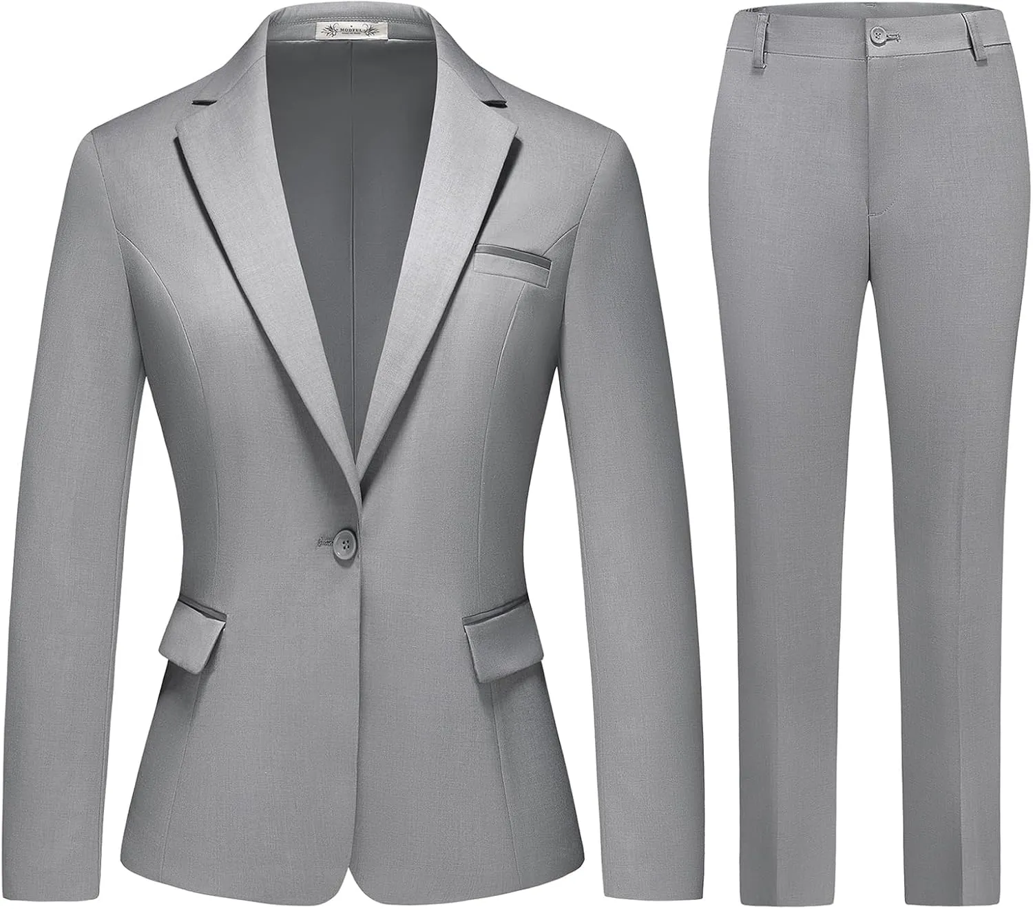 MODFUL Women Suits Work Professional Office 2 Piece Pant Suits for Women Business Outfits