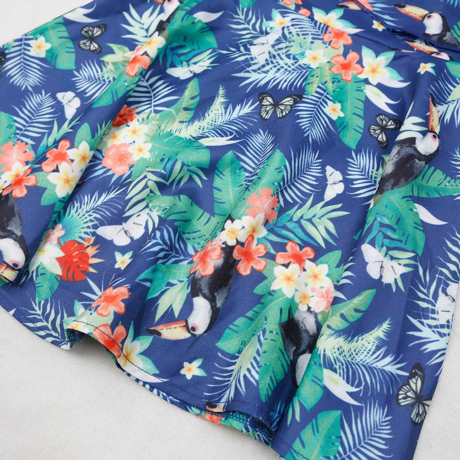 Mom & Me One Shoulder Floral Dress
