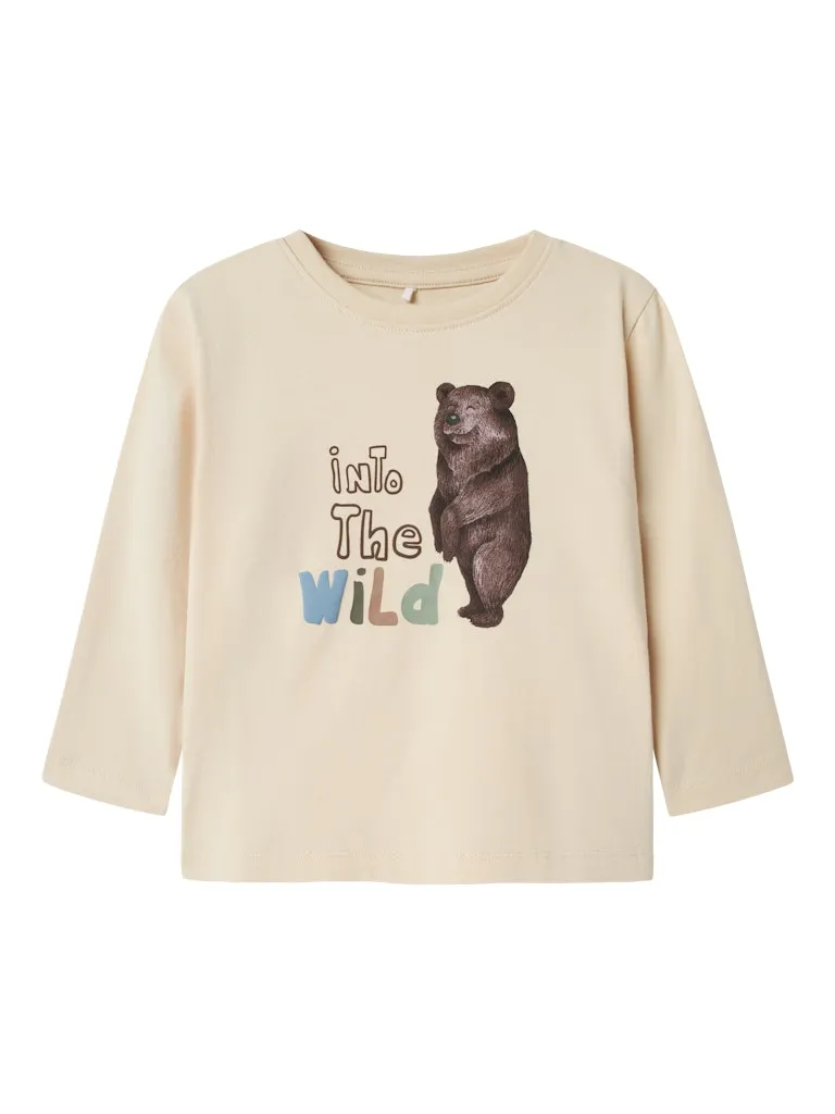 Name it Boys Long Sleeved Animal Print Top