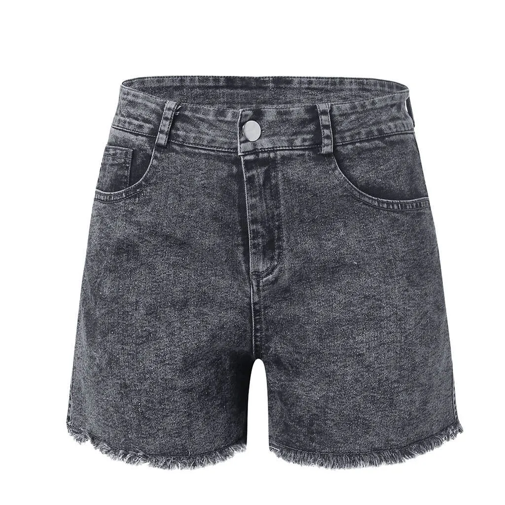 New Women High Waist shorts Sexy Denim Jeans With Pockets