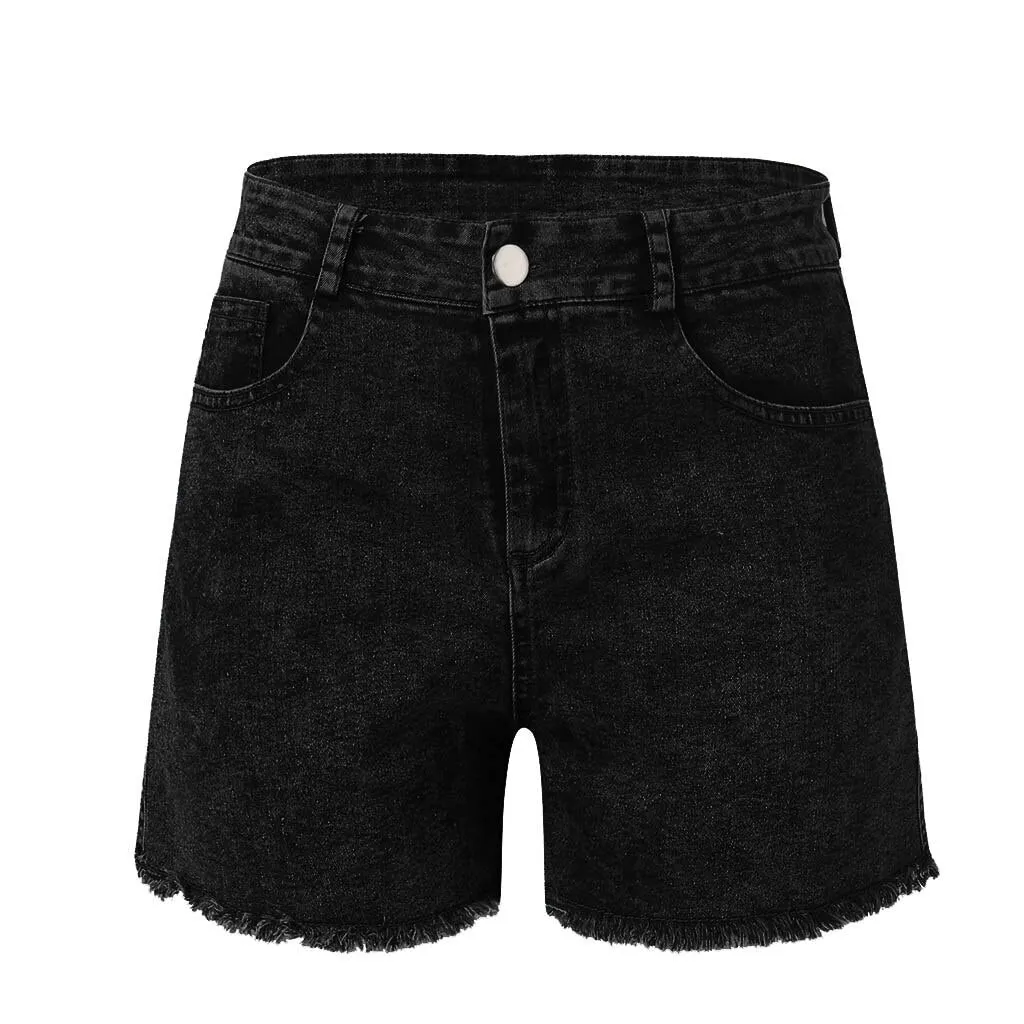 New Women High Waist shorts Sexy Denim Jeans With Pockets