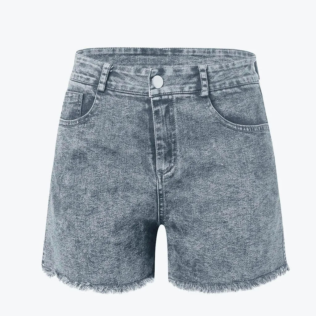 New Women High Waist shorts Sexy Denim Jeans With Pockets