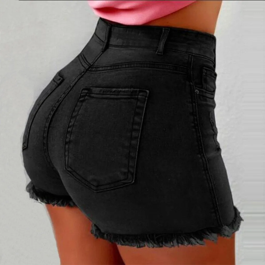 New Women High Waist shorts Sexy Denim Jeans With Pockets
