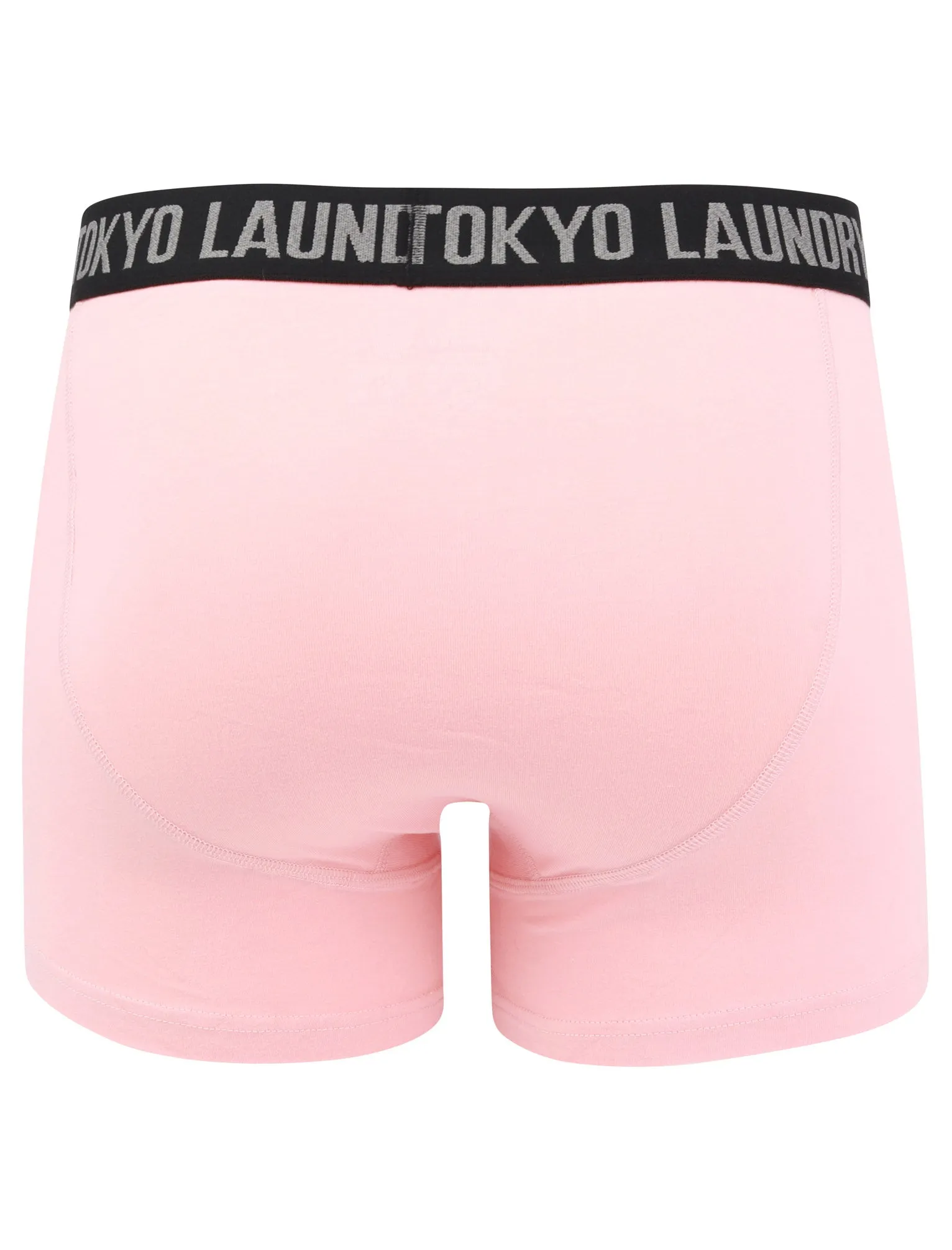 Oldfield (2 Pack) Boxer Shorts Set in Coral Cloud / Niagara Falls Blue - Tokyo Laundry