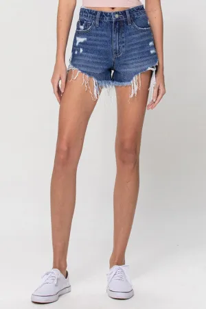 Olivia Destroyed Hem Boyfriend Shorts