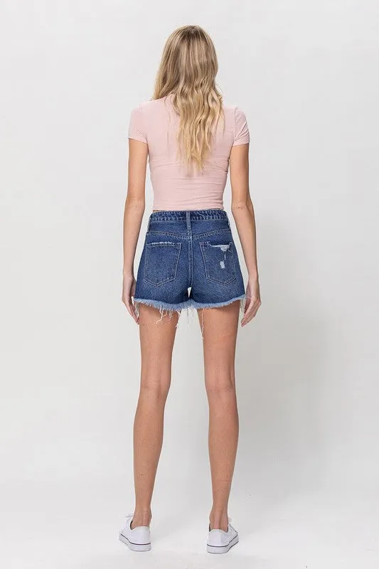 Olivia Destroyed Hem Boyfriend Shorts