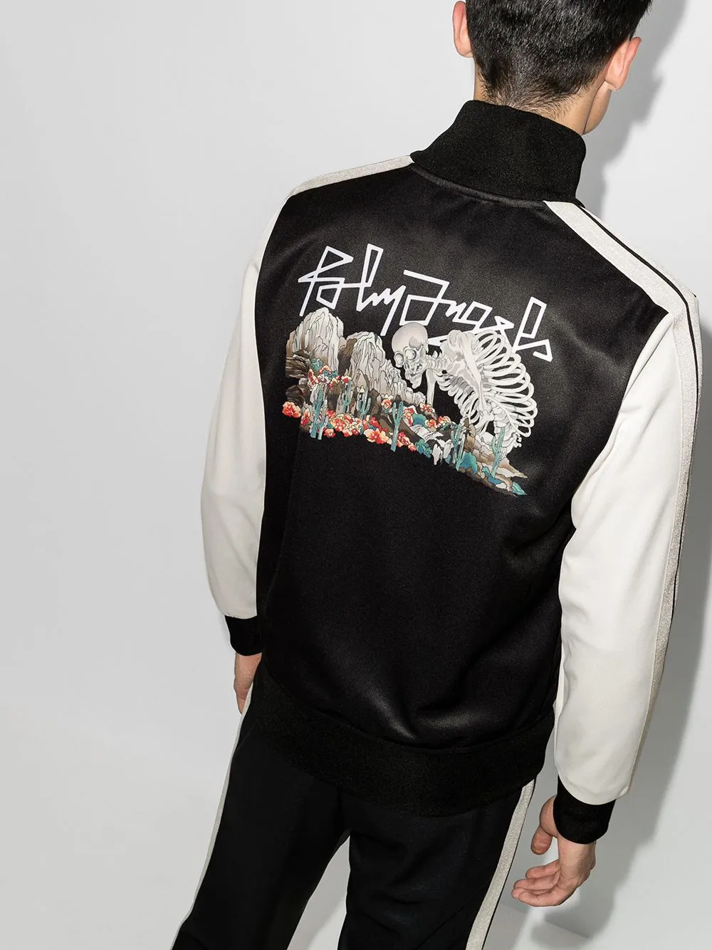 PALM ANGELS Desert Skull Track Jacket Black