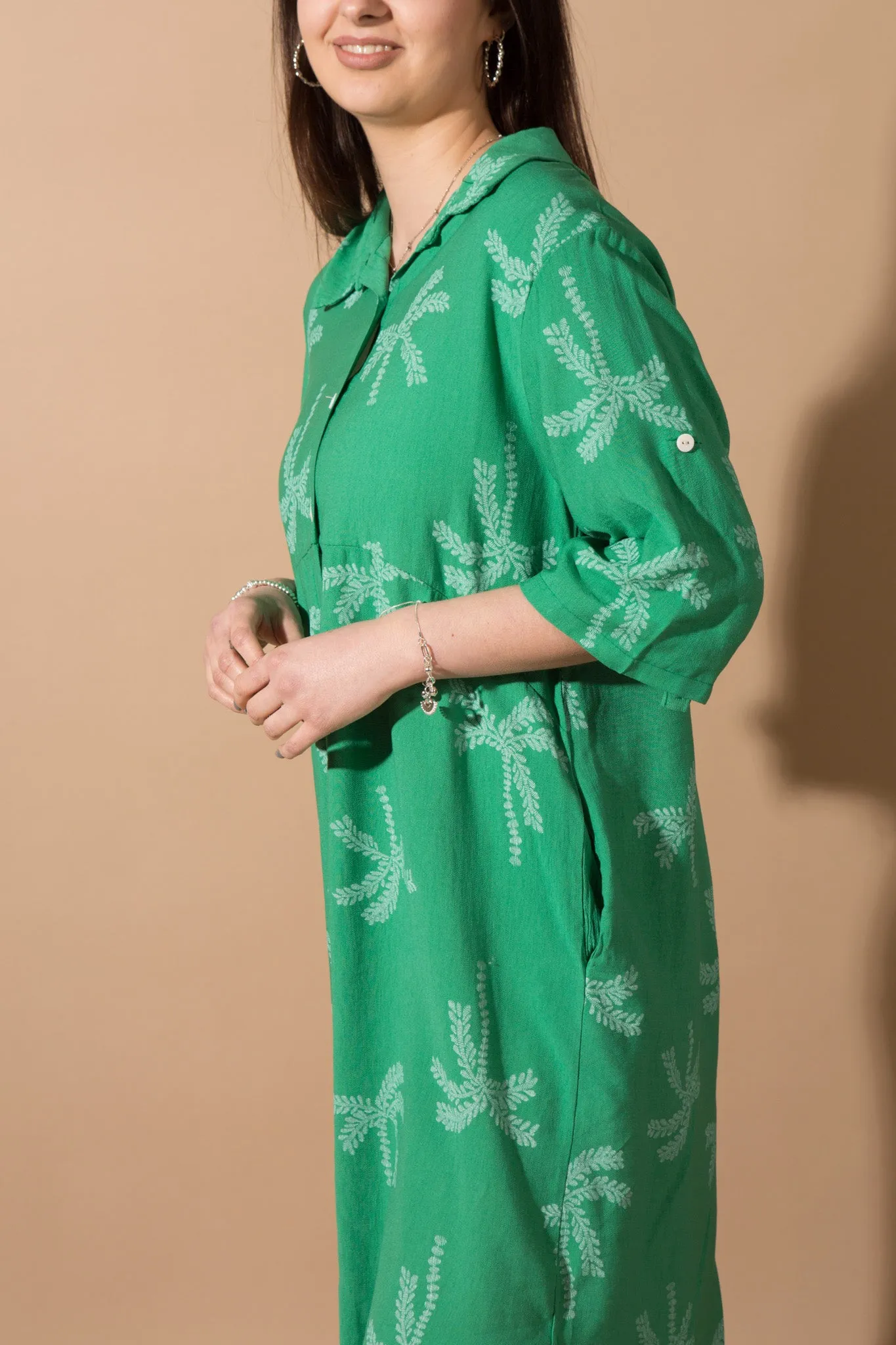 Palm Tree Long Shirt